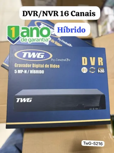 Gravador Digital de Vídeo Híbrido da TWG com sistemas de múltiplos canais