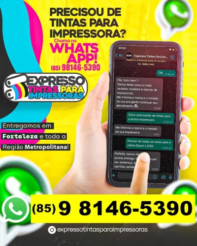 Tintas Para Impressoras Canon, Epson e HP. Entregamos Em Domicílio.