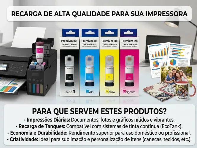 Tinta para impressora Epson
