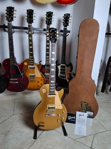 Guitarra Gibson Les Paul Deluxe Gold Top 2021 / 70s 