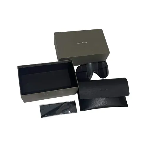 óculos rick owens shield sunglasses em preto