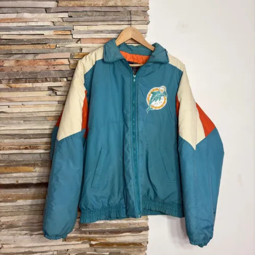 Jaqueta vintage Dolphins Miami TAM G