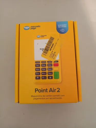 ? MAQUININHA MERCADO PAGO POINT AIR 2 ? POUQUÍSSIMO USO + CAIXA COMPLETA