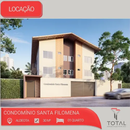 Apartamento compacto para locação na Aldeota.