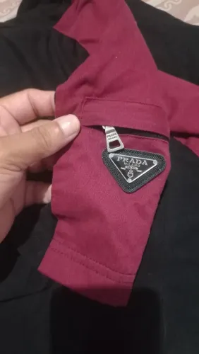 Camisa de grife de luxo prada original tamanho P
