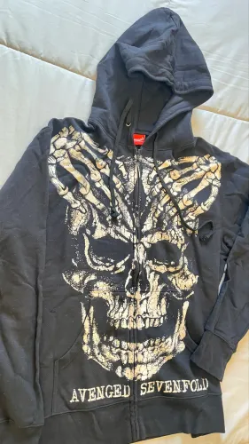 Moletom zip Avenged Sevenfold original oficial G