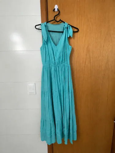 Vestido Azul Marca Seminovo Tam P ou M