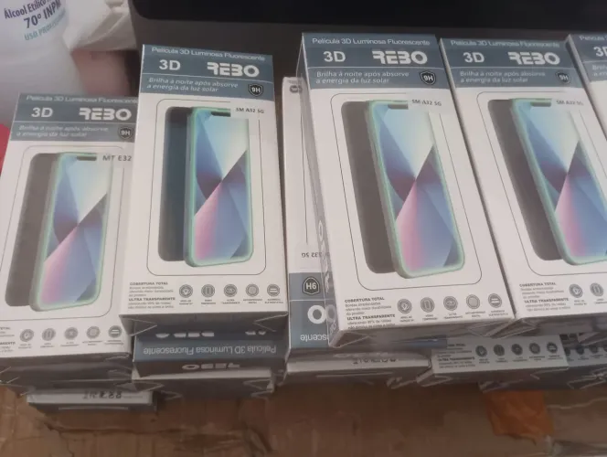 Lote com 500 película de celular