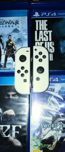 Joycons originais branco para Nintendo switch