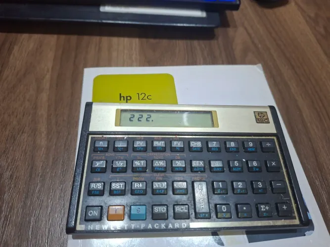 Calculadora financeira HP 12c
