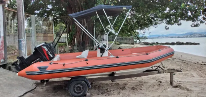 Conjunto barco inflável