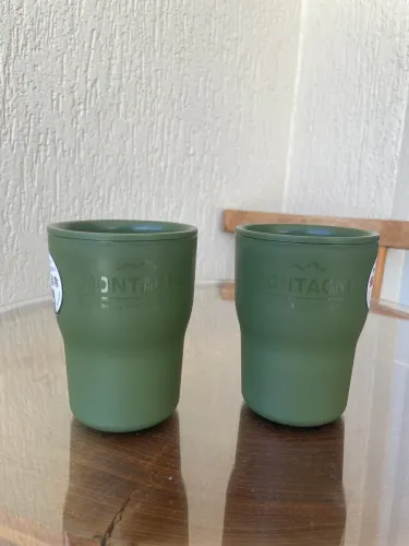 Par de copos Montanha para camping + Brinde!!!