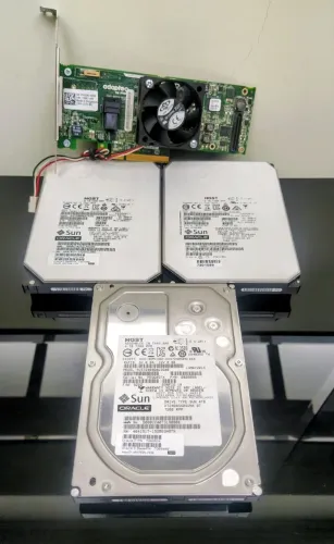 3 HDs SAS c/ Controladora (20TB)