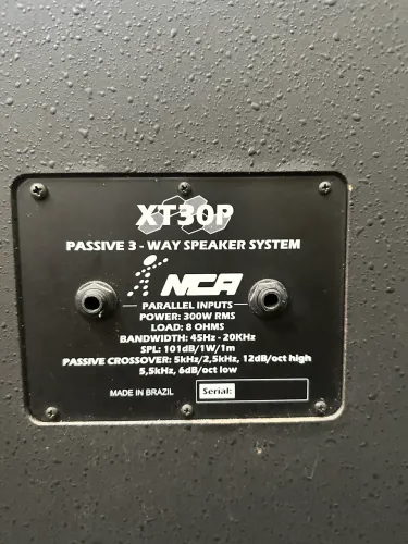 Caixa Acústica NCA XT30P 300W RMS 8 Ohms - Passiva