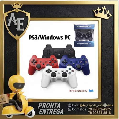 Controle ps3 sem fio