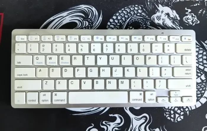 Teclado Sem Fio Bluetooth Slim Compacto