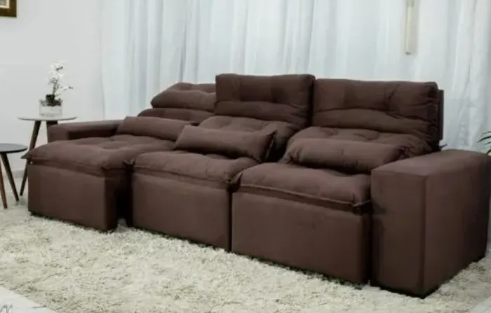 SOFÁ RETRATIL 3 LUGARES