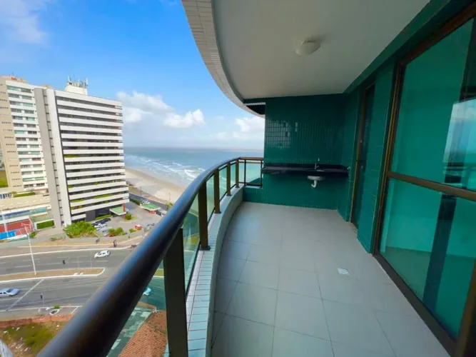 Apartamento na Ponta D' Areia, Vista Mar, Projetado