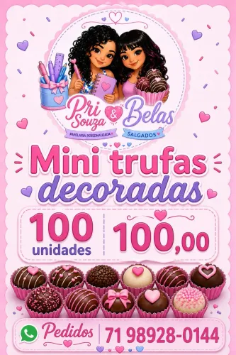 Mini trufas decoradas