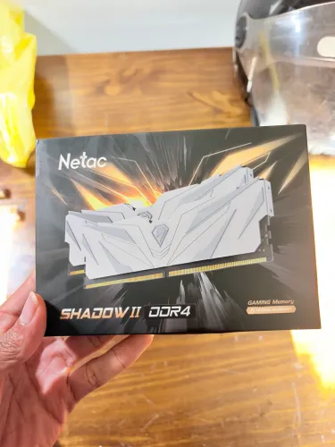 Memória ram ddr4 brancas 16gb 2x8gb 3200mhz Netac