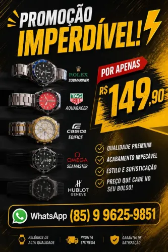 Relógios na ((PROMOÇÃO))
