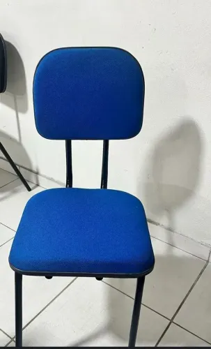 Cadeiras fixa pelezinho preto e azul