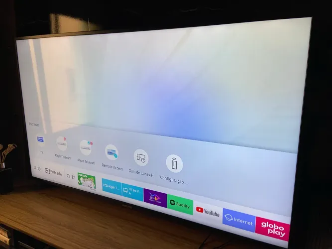 Smart TV Samsung 50? RU7100 - LED, Ultra HD, 4K, HDR, Espelhamento, WiFi, HDMI, Bluetooth