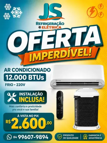 Ar condicionado 12000 BTUs 
