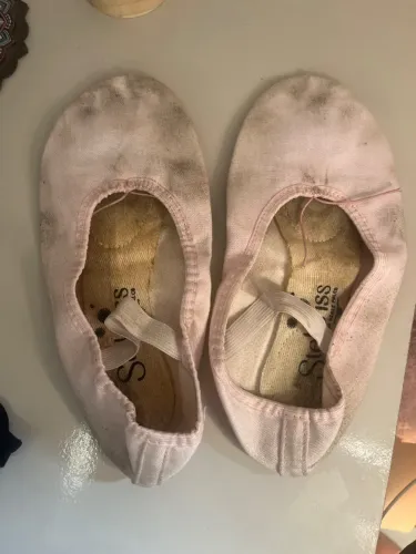 Sapatilha de dança meia ponta rosa 