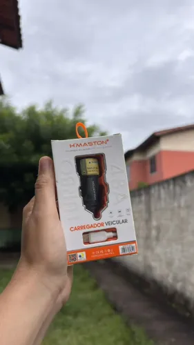Carregador Veicular para Carro Turbo 4.8 com Cabo Tipo C  