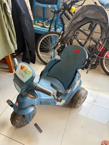 Velotrol e suporte de bicicleta para criança 