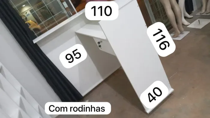 BALCÃO CAIXA MDF NOVO