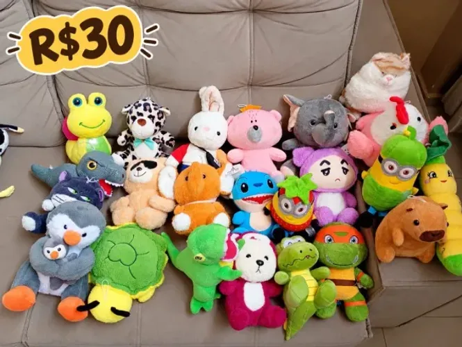 Ursinhos novos - unitário R$ 30 cada ou todos (34) por R$ 800