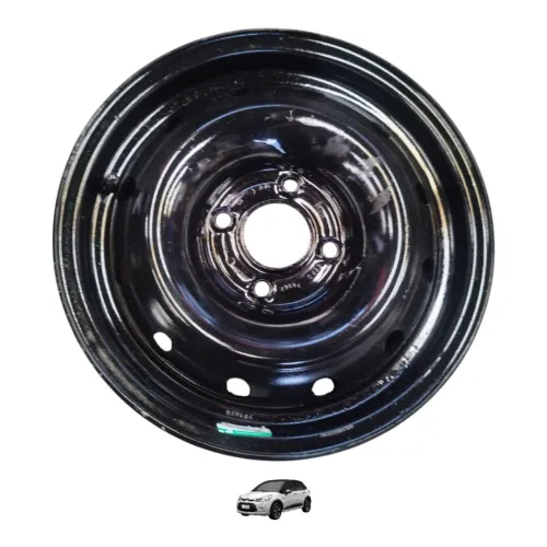 Roda Ferro 14 C3 Citroen 2004 A 2011 Preto