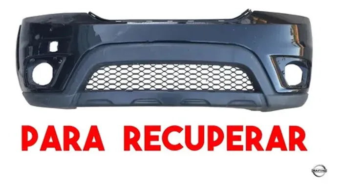 Parachoque Dianteiro Dodge Journey 2013 Para Recuperar Preto