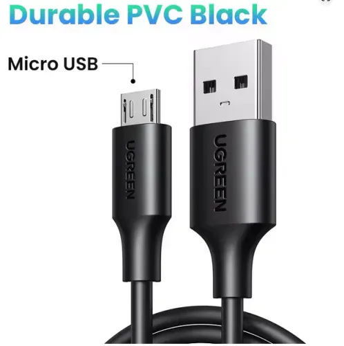 Cabo Carregamento Rápido 2.0A Micro USB 2m Ugreen