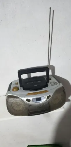 Radio toca fitas e CD Philips