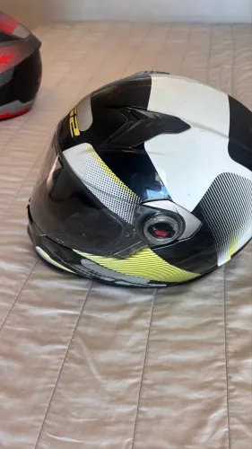 Capacete LS2 verde n 58