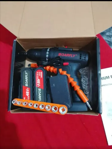 Furadeira Parafusadeira 48v 2 Baterias 