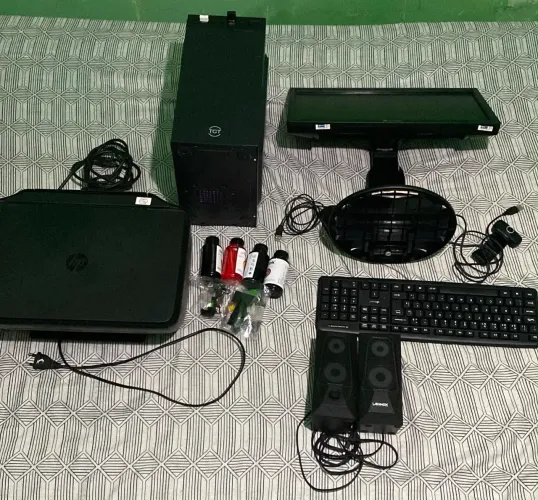 Computador completo com impressora