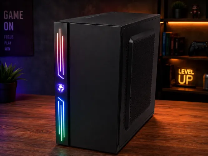 ? PC Gamer Ryzen 5 5500 + RX 6600 XT | Alto desempenho | Pronto para jogar |