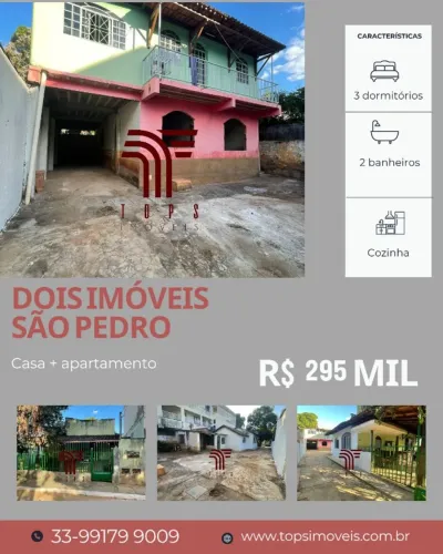 Dois imóveis no bairro São Pedro