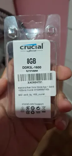 2 Memórias RAM Notebook 8gb DDR3 1600Mhz