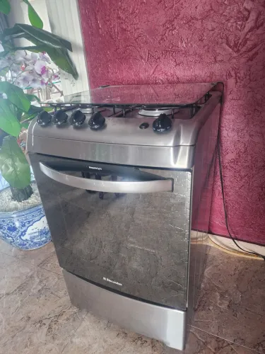 Fogao inox Eletrolux