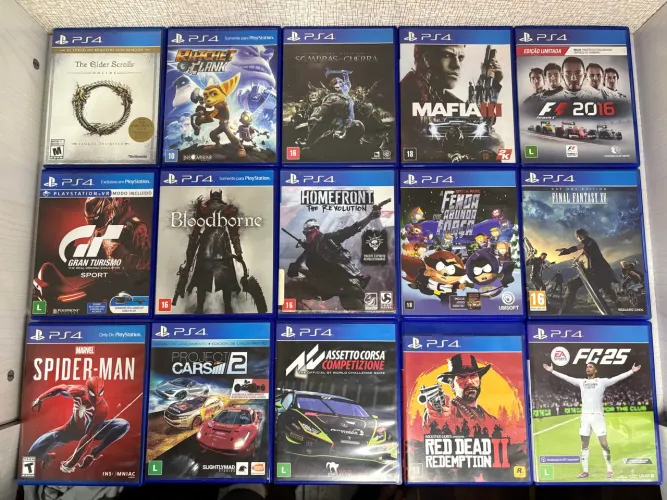Jogos PS4 e PS5 Mídia Física Seminovos