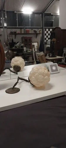 Lustre antigo de flor