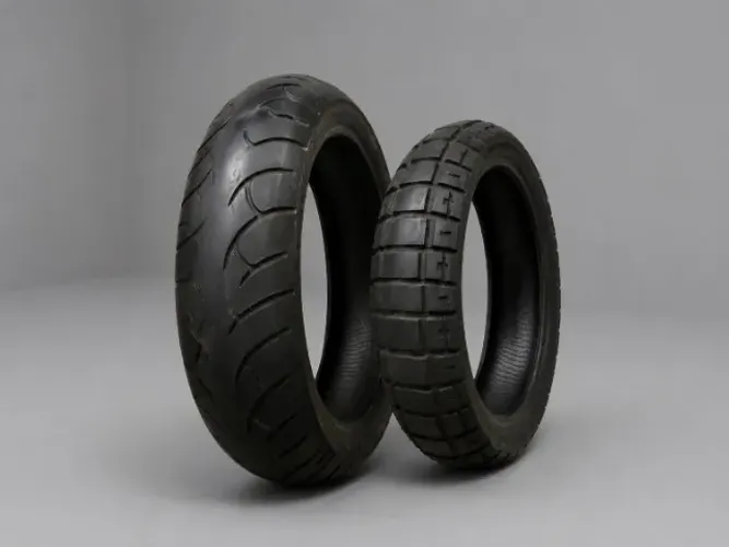 Barbada Pneus p/ motos Big Trail e motos street.