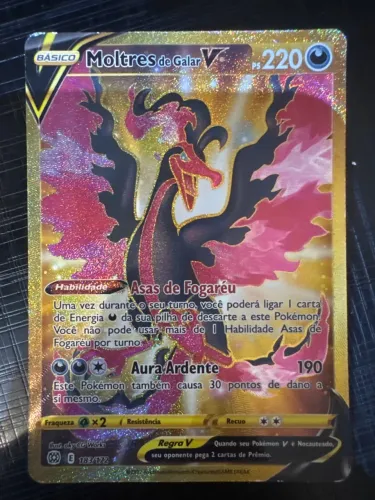 Carta Pokémon|Moltres de Galar Vmax 