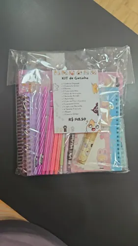 Kit Escolar de Gatinho