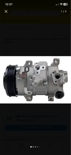 Compressor De Ar Corolla 2008 2009 2010 2011 2012 Motor 2.0